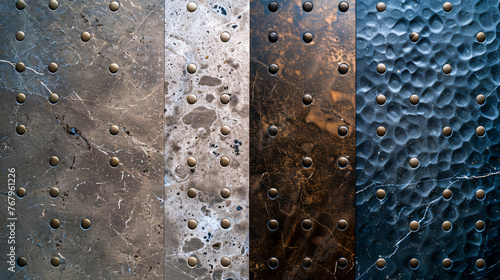Rusty Metal Surface, Aged Iron Texture, Grunge and Industrial Background