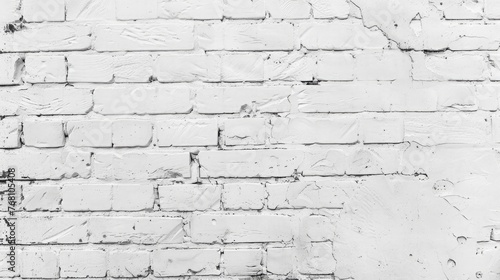 A pristine white brick wall with subtle hints of texture, exuding simplicity and elegance.