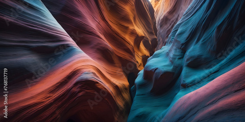 Antelope canyon state. Colorful Abstract Art Background with Vibrant Swirls Vivid abstract background featuring swirling colors and dynamic textures, suitable for creative design projects.