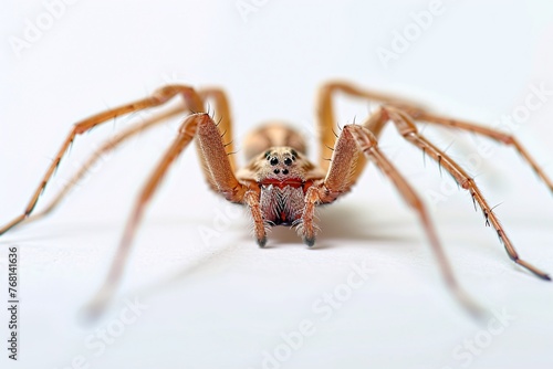 a close up of a spider