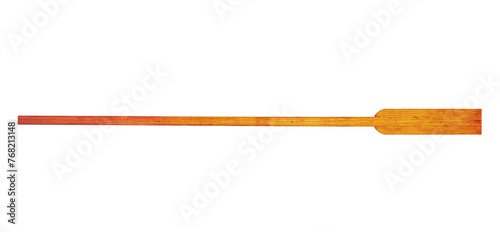 Wooden spoon stirrer - on isolated transparent background.