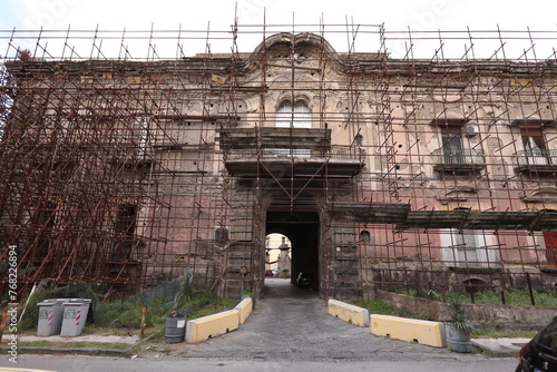 abandoned palace portici, italy