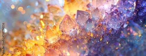 a colorful abstract background with many different shapes and sizes of diamonds on it