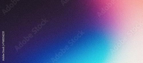 Dark blue vibrant magenta pink purple grainy background, noisy texture colorful web banner backdrop design