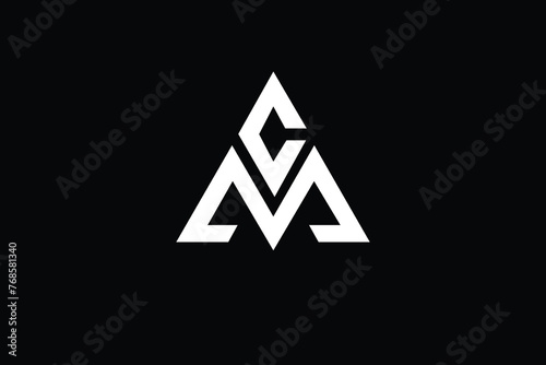 letter m logo, letter c logo, letter cm logo, diamond logo, letter w logo, logomark