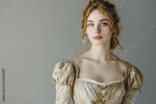 Portrait of a Woman in a Dress