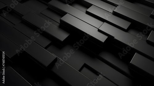black rectangular tiles wallpaper abstract graphic poster web page PPT background