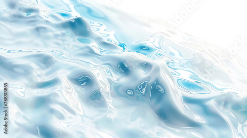 Soft Blue Waves on Transparent Background PNG