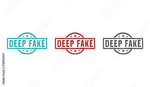 Deep fake hoax stamp and stamping