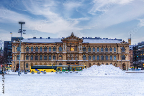 Facade of Ateneum Art Museum in Helsinki