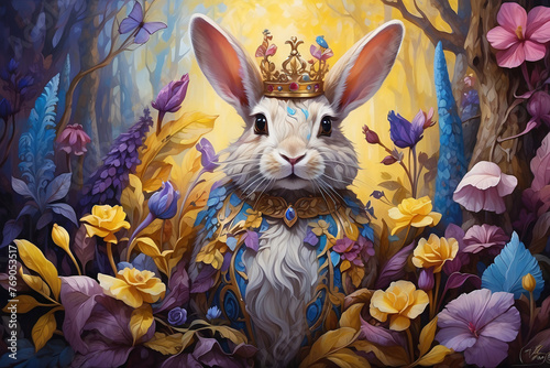 rabbit in fantasy style