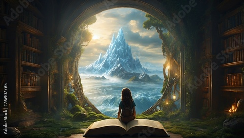 a book is a portal to another world, a gateway to adventure and imagination