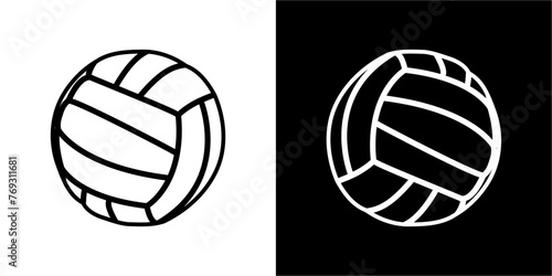 volley ball silhouette