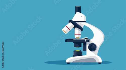 Microscope education supply isolated icon vector il