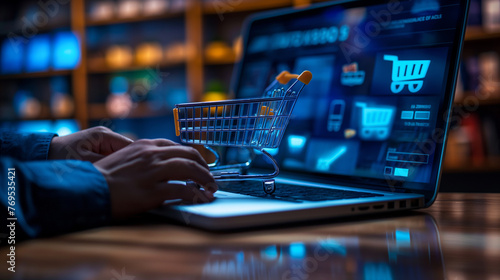 a comprehensive guide on securing e-commerce platforms from cyber threats, covering encryption methods, secure payment gateways, and customer data protection High detailed and high resolution