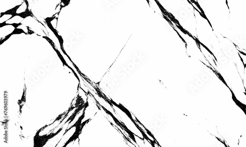 Texture of black marble grunge and dust cracks vector grunge texture overlay. White and black vector cracks marble concrete texture
