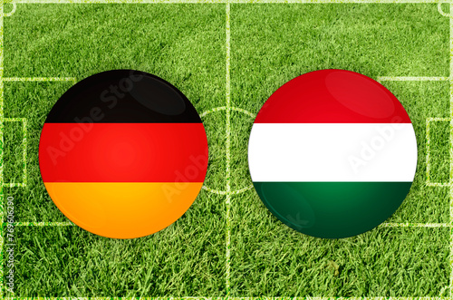 Germany vs Hungary football match