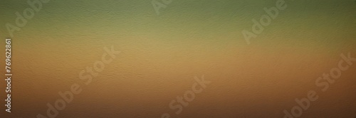 Mahogany brown to olive drab color gradient kraft paper grainy rough texture banner panoramic background banner template backdrop from Generative AI