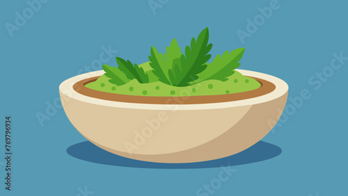  A ceramic bowl filled with groundup herbs and es ready to be used in a traditional herbal remedy.
