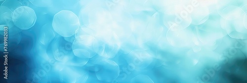 Colour Background. Light Blue Gradient Abstract Banner