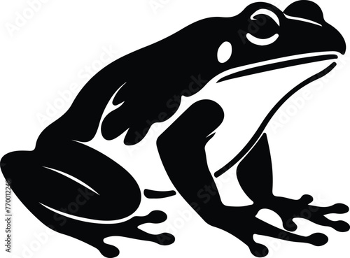 bullfrog silhouette