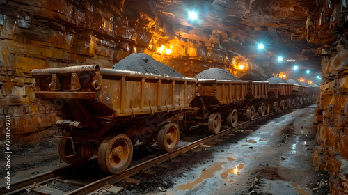 Coal Transport: Moving Materials in Mine Shafts
