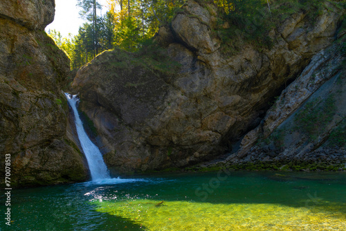 Wasserfall, Bayern, Allgäu, Natur