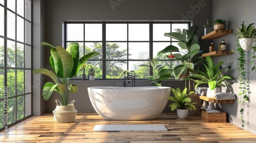 Zen minimalism serene and functional bathroom design with a touch of tranquility