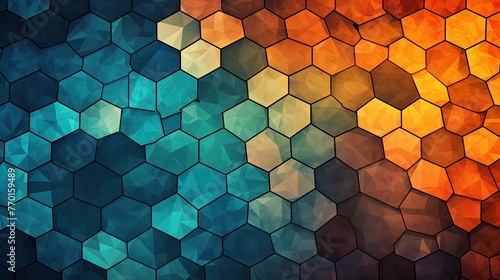 a background with irregular polygons forming a mosaic like structure