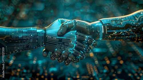 A handshake between human and AI