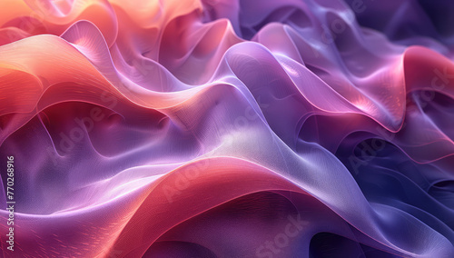 Abstract purple wavy background. Created with Ai