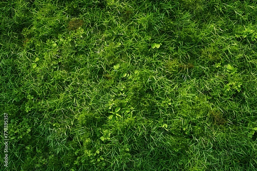 Green grass texture background, top view, Nature green grass background