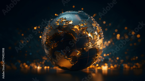 3d earth in motion 3d model of the earth from space