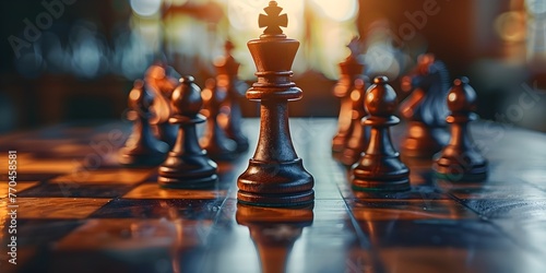 The Chess King Stands Tall Leading the Way Through Strategic Gameplay and Thoughtful Decision Making