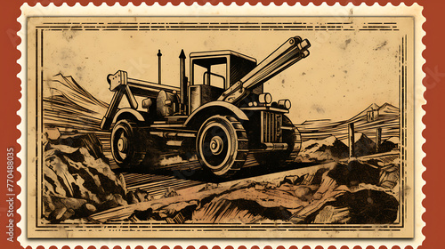 postage stamp country 1978 tractor
