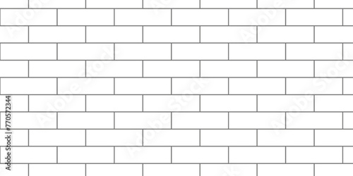 White brick background texture. White brick pattern and white background wall brick. Abstract construction stone brick seamless background texture.