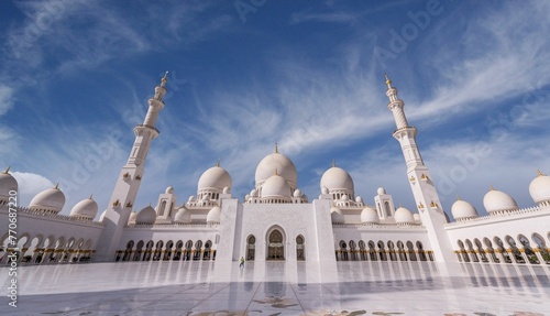 the sheikh al khalifa mosque, also a very large building