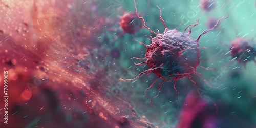 Harnessing the Power of the Body's Immune System: Immunotherapy in Science and Healing. Concept Immunotherapy Advancements, Healing Through Immune System, Cancer Treatment Innovations