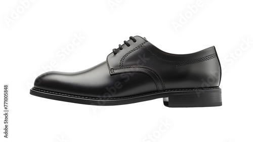  "Elegant Formal Shoe PNG: Sophisticated Footwear Isolated on White | Transparent Background" hand edited generative AI