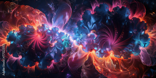 Beautiful abstract fractal wallpapers with intricate patterns and vibrant colors for modern digital backgrounds and creative designs