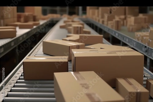 closeup, cardboard, box, packages, multiple, shipping, delivery, parcels, cartons, corrugated, brown, cardboard boxes, packaging