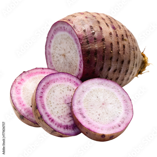 slice of taro