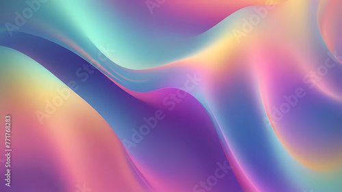 motion gradient background. Moving abstract blurred background. The colors vary with position, producing smooth color transitions.Soft liquid Psychedelic holographic iridescent. gradient animation