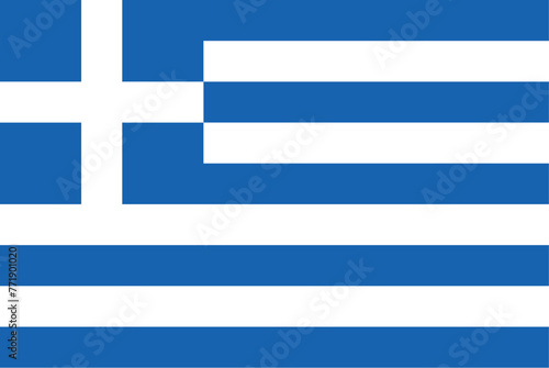 Flag of Greece, brush stroke background