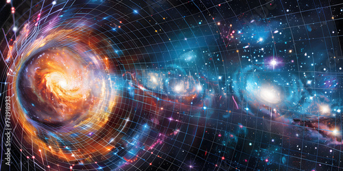 Unveiling the Cosmic Tapestry: Insights from the Artist's Rendition of the Early Universe's Microwave Background