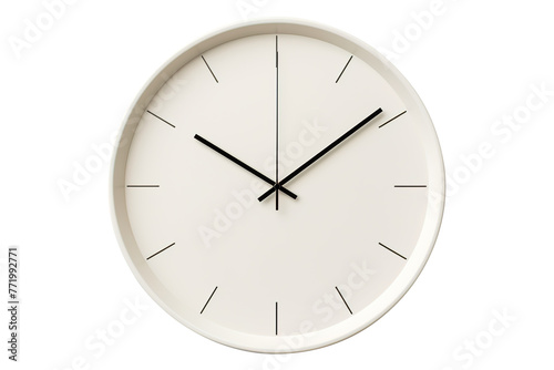 Wall clock isolated on transparent background Remove png, Clipping Path, pen tool