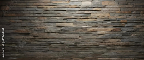 Natural Elegance: Stone Wall Cladding Texture Background