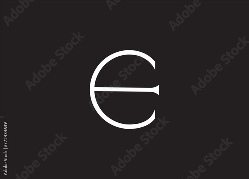 letter CE logo design vector template design for brand.