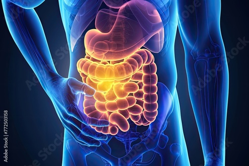 Crohn's disease Inflammatory bowel disease causing abdominal pain and digestive issues, Crohn's disease Inflammatory bowel condition leading to abdominal discomfort and digestive complications.