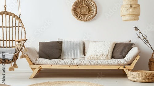sofa in room